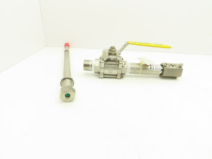 Honeywell 07774-80-08 Stainless Steel Electrode Insertion/Removal Assembly