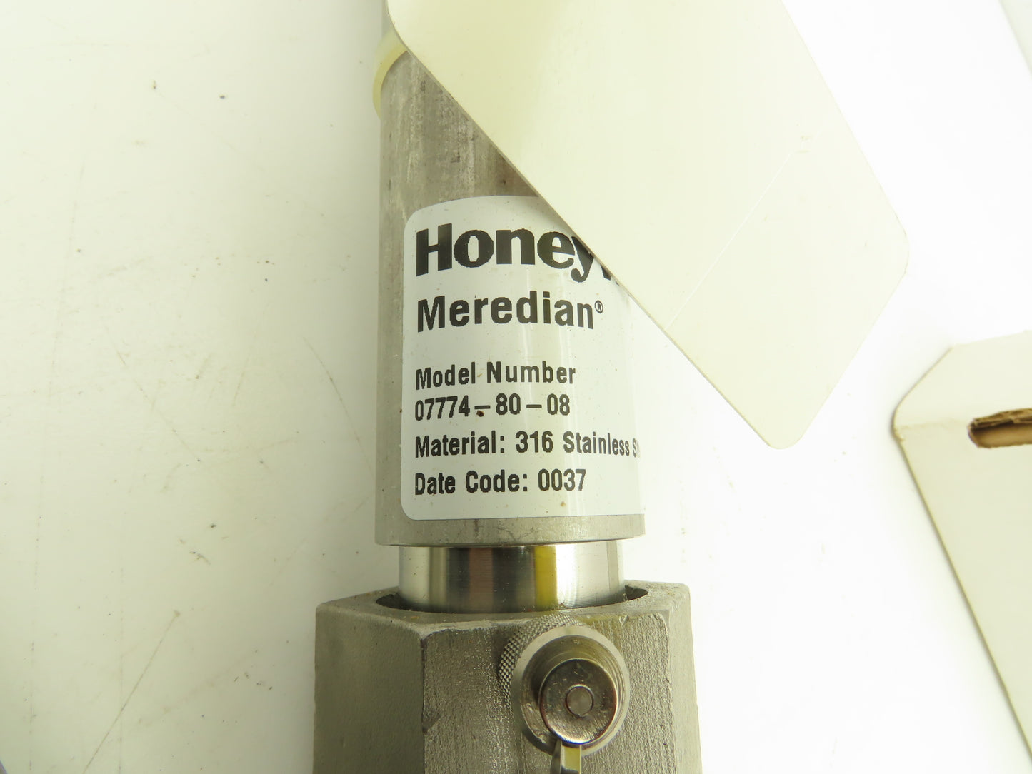 Honeywell 07774-80-08 Stainless Steel Electrode Insertion/Removal Assembly
