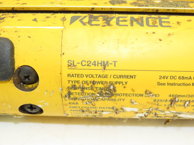 Keyence SL-C24HM Light Curtain Transmitter Receiver Set 460mm 24VDC 15ms IP65