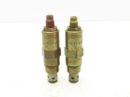 Vickers RV2-10-S-0-50 Screw-In Cartridge Relief Valve  Lot of 2