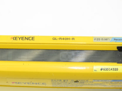 Keyence GL-R40H-R Light Curtain Receiver 780mm 24VDC 8.7ms IP67