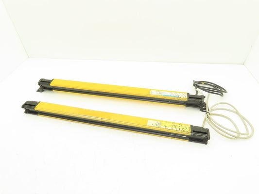 Keyence SL-V32HM Light Curtain Transmitter Receiver Set 620mm 24VDC 10.3ms IP67