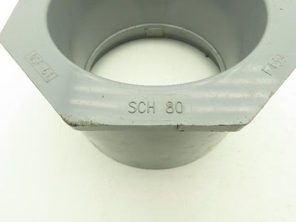 Spears SCH 80 Reducer Bushing 8x6" Spigot x Socket NSF-61