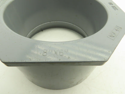 Spears SCH 80 Reducer Bushing 8x6" Spigot x Socket NSF-61