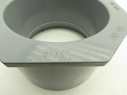 Spears SCH 80 Reducer Bushing 8x6" Spigot x Socket NSF-61