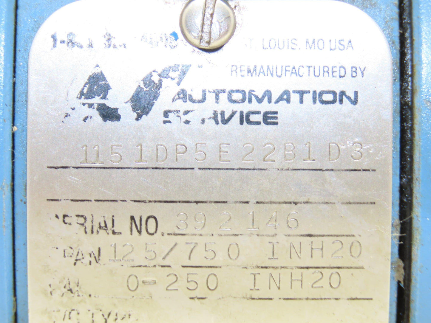 Rosemount 1151DP5E22B1D3 1151DP5E22B1D3 Pressure Transmitter 45VDC 2000 PSI