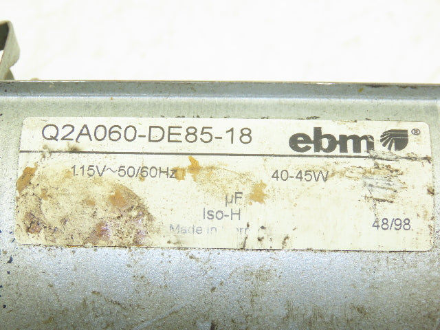 Ebmpapst Q2A060-DE85-18 Cross Flow Blower 12" Long 115V 40W