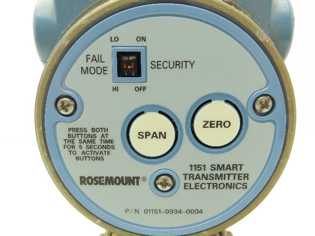 Rosemount 1151DP4S52 1151DP4S52 Pressure Transmitter 45VDC 2000 PSI