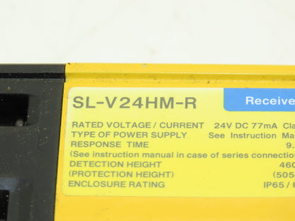 Keyence SL-V24HM-R Light Curtain Receiver 460mm 24VDC 9.2ms IP67