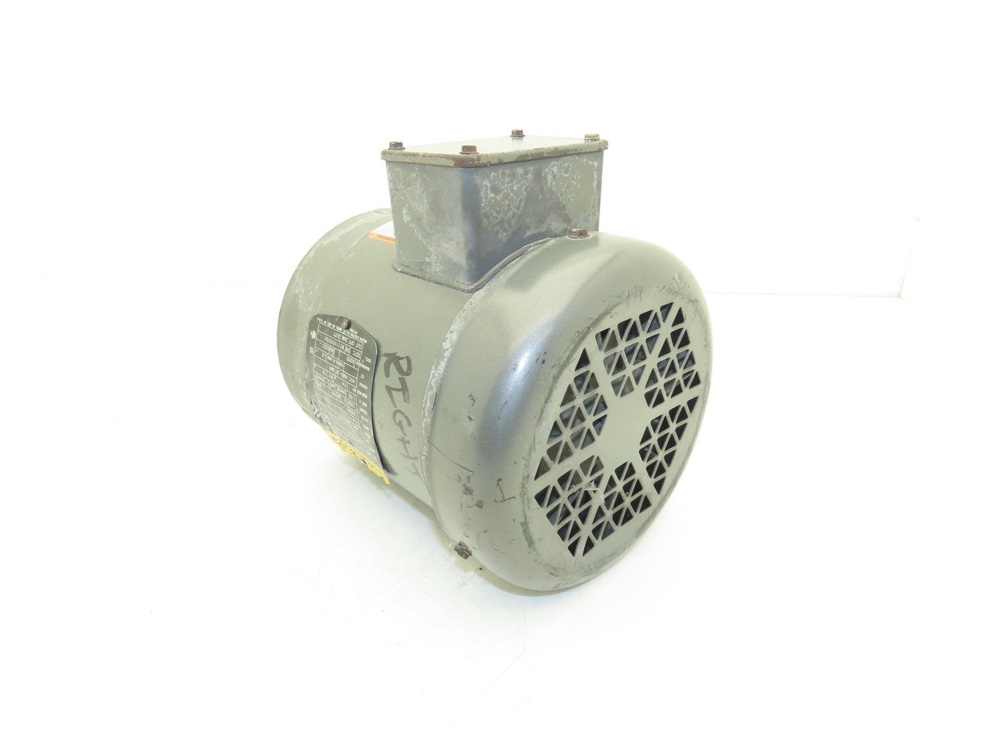 Baldor AC Motor 1.5Hp 3450rpm 208-230/460v 3ph 143TCZ TEFC Cutoff Saw Duty