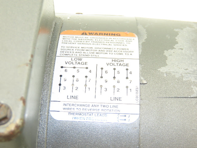 Baldor AC Motor 1.5Hp 3450rpm 208-230/460v 3ph 143TCZ TEFC Cutoff Saw Duty