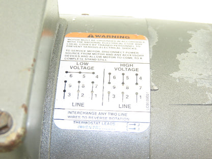 Baldor AC Motor 1.5Hp 3450rpm 208-230/460v 3ph 143TCZ TEFC Cutoff Saw Duty