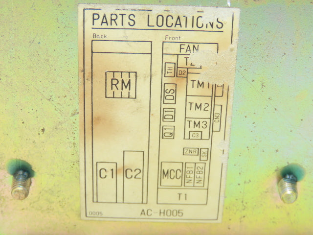 Fanuc A06B-6050-H005 Velocity Control Unit