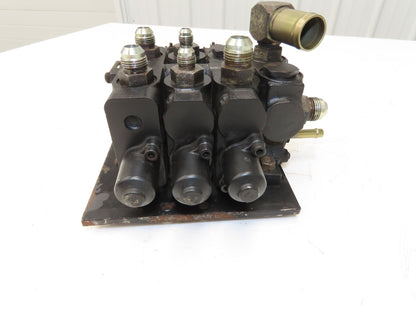 Husco Hyster 8500375 3-Spool Hydraulic Mast Control Valve Manifold