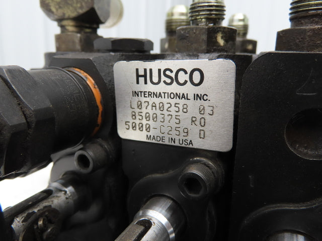 Husco Hyster 8500375 3-Spool Hydraulic Mast Control Valve Manifold
