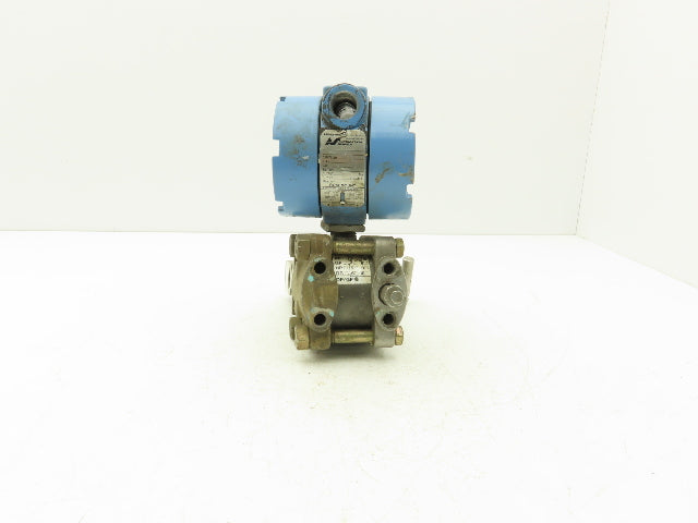 Rosemount M-618SCT316SS 1151GP7E22B1 Pressure Transmitter 45VDC 300 PSI & Valve