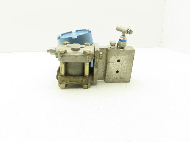 Rosemount M-618SCT316SS 1151GP7E22B1 Pressure Transmitter 45VDC 300 PSI & Valve