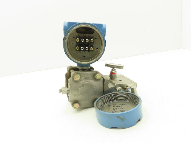 Rosemount M-618SCT316SS 1151GP7E22B1 Pressure Transmitter 45VDC 300 PSI & Valve