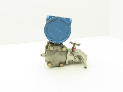 Rosemount M-618SCT316SS 1151GP7E22B1 Pressure Transmitter 45VDC 300 PSI & Valve