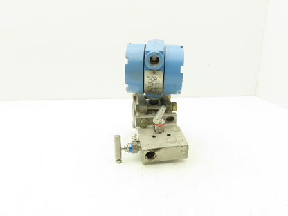 Rosemount M-618SCT316SS 1151GP7E22B1 Pressure Transmitter 45VDC 300 PSI & Valve
