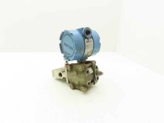 Rosemount M-618SCT316SS 1151GP7E22B1 Pressure Transmitter 45VDC 300 PSI & Valve