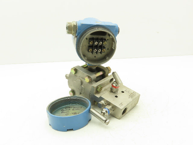 Rosemount M-618SCT316SS 1151GP8E22B1 Pressure Transmitter 45VDC 1000PSI & Valve