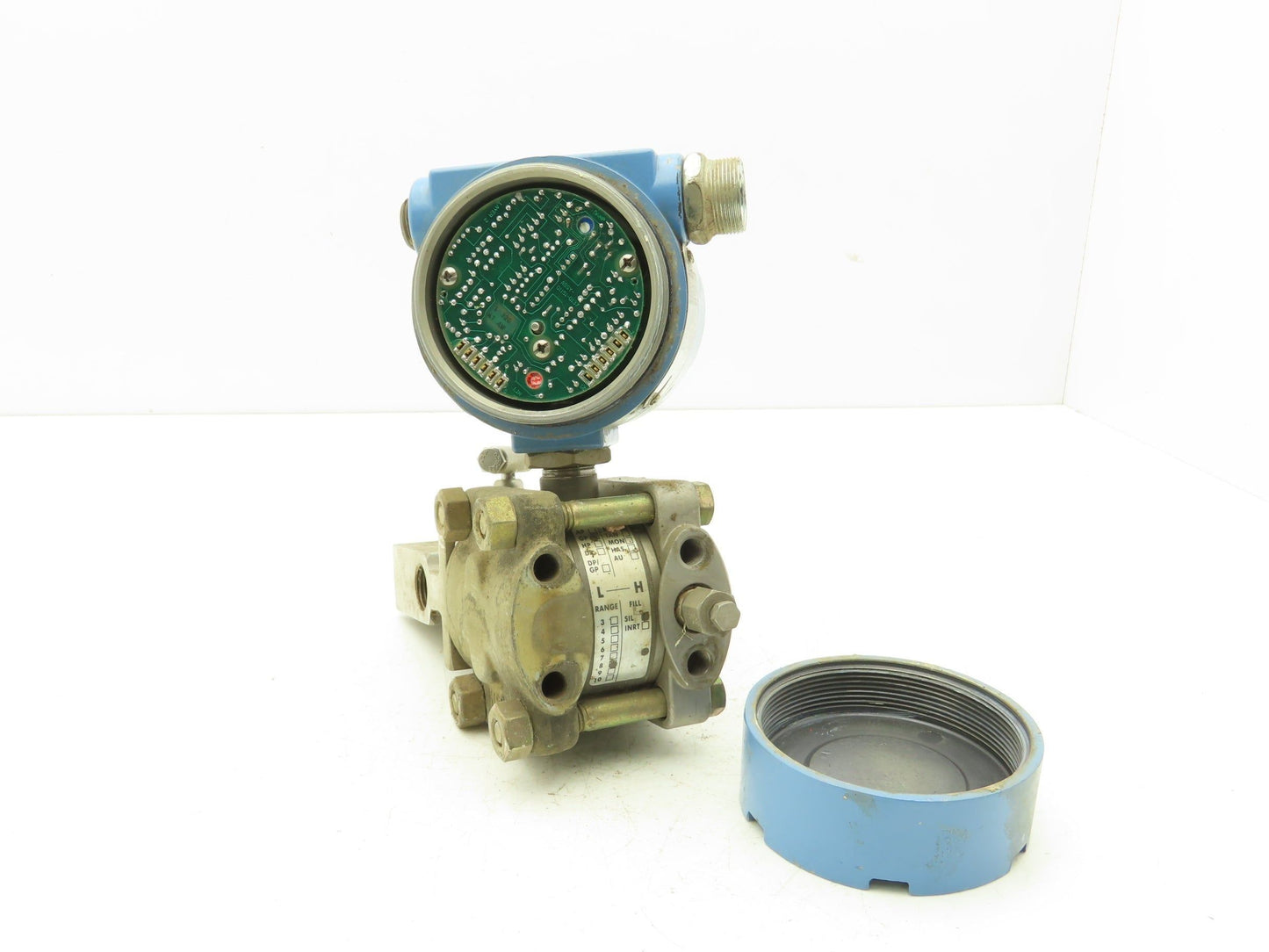Rosemount M-618SCT316SS 1151GP8E22B1 Pressure Transmitter 45VDC 1000PSI & Valve