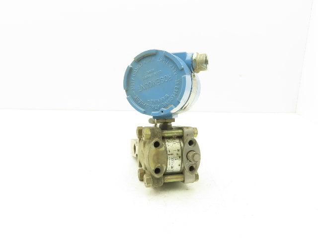 Rosemount M-618SCT316SS 1151GP8E22B1 Pressure Transmitter 45VDC 1000PSI & Valve