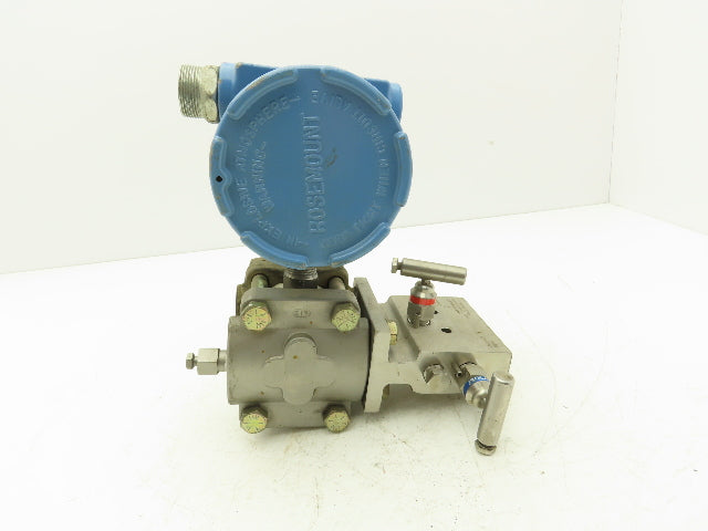 Rosemount M-618SCT316SS 1151GP5E22B1 Pressure Transmitter 45VDC & Valve