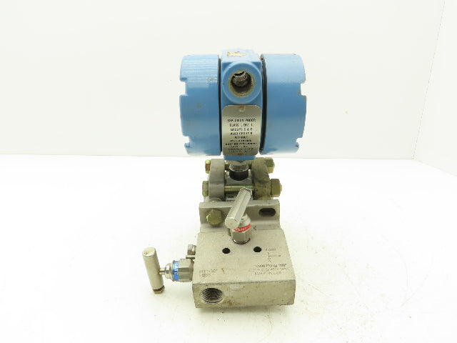 Rosemount M-618SCT316SS 1151GP5E22B1 Pressure Transmitter 45VDC & Valve