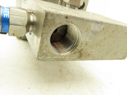 Rosemount M-618SCT316SS 1151GP5E22B1 Pressure Transmitter 45VDC & Valve