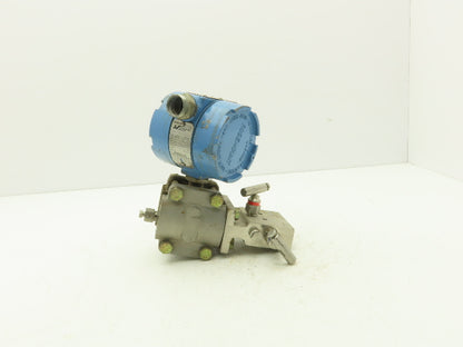 Rosemount M-618SCT316SS 1151GP6E22B1DF Pressure Transmitter 45VDC 100PSI & Valve