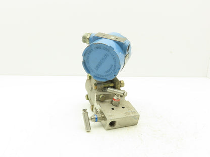 Rosemount M-618SCT316SS 1151GP6E22B1DF Pressure Transmitter 45VDC 100PSI & Valve