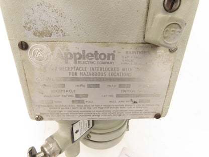Appleton DBR Receptacle Enclosure For Circuit Breaker Hazardous Location