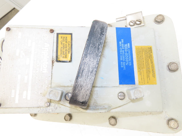 Appleton DBR Receptacle Enclosure For Circuit Breaker Hazardous Location