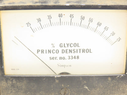 Princo Densitrol Signal Converter Glycol Monitor System 25-75% Range