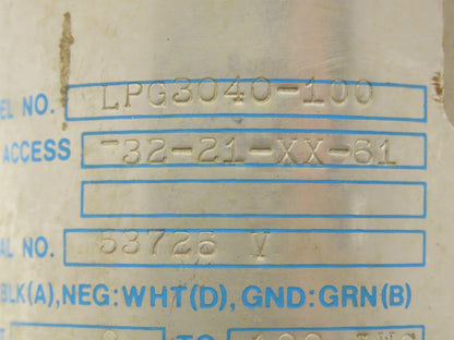 Gould Statham LPG3040-100 Electronic Pressure Transmitter 30VDC 2000 PSI 1/8"NPT