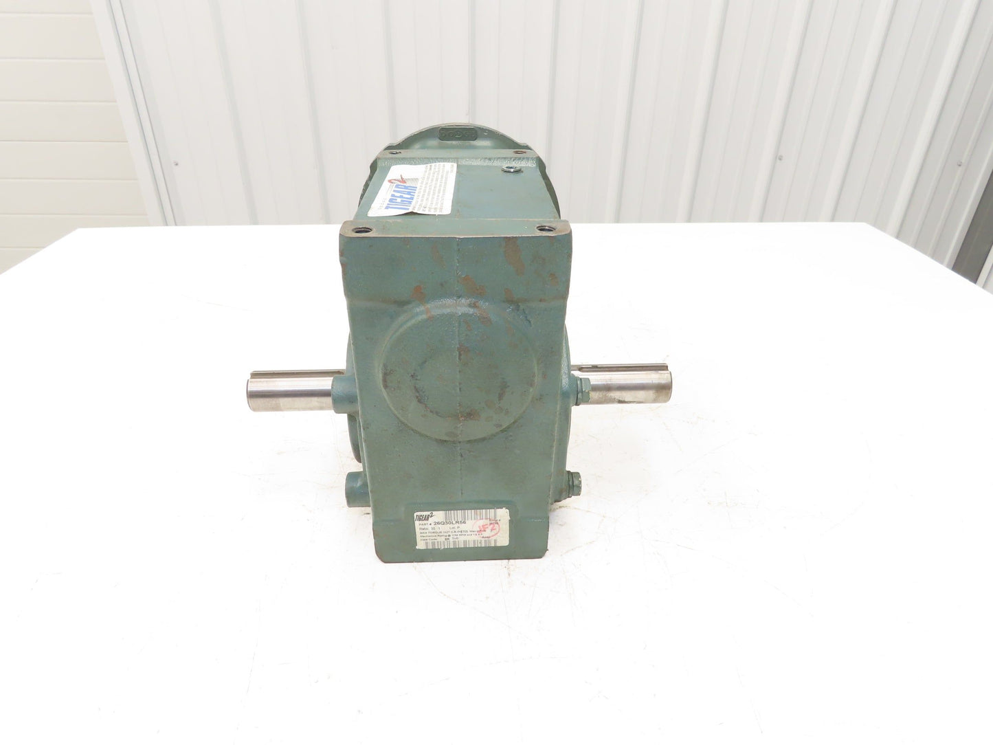 Dodge Tigear 2 26Q30LR56 Worm Gearbox 30:1 Reducer 2Hp 58rpm 56C Dual Output