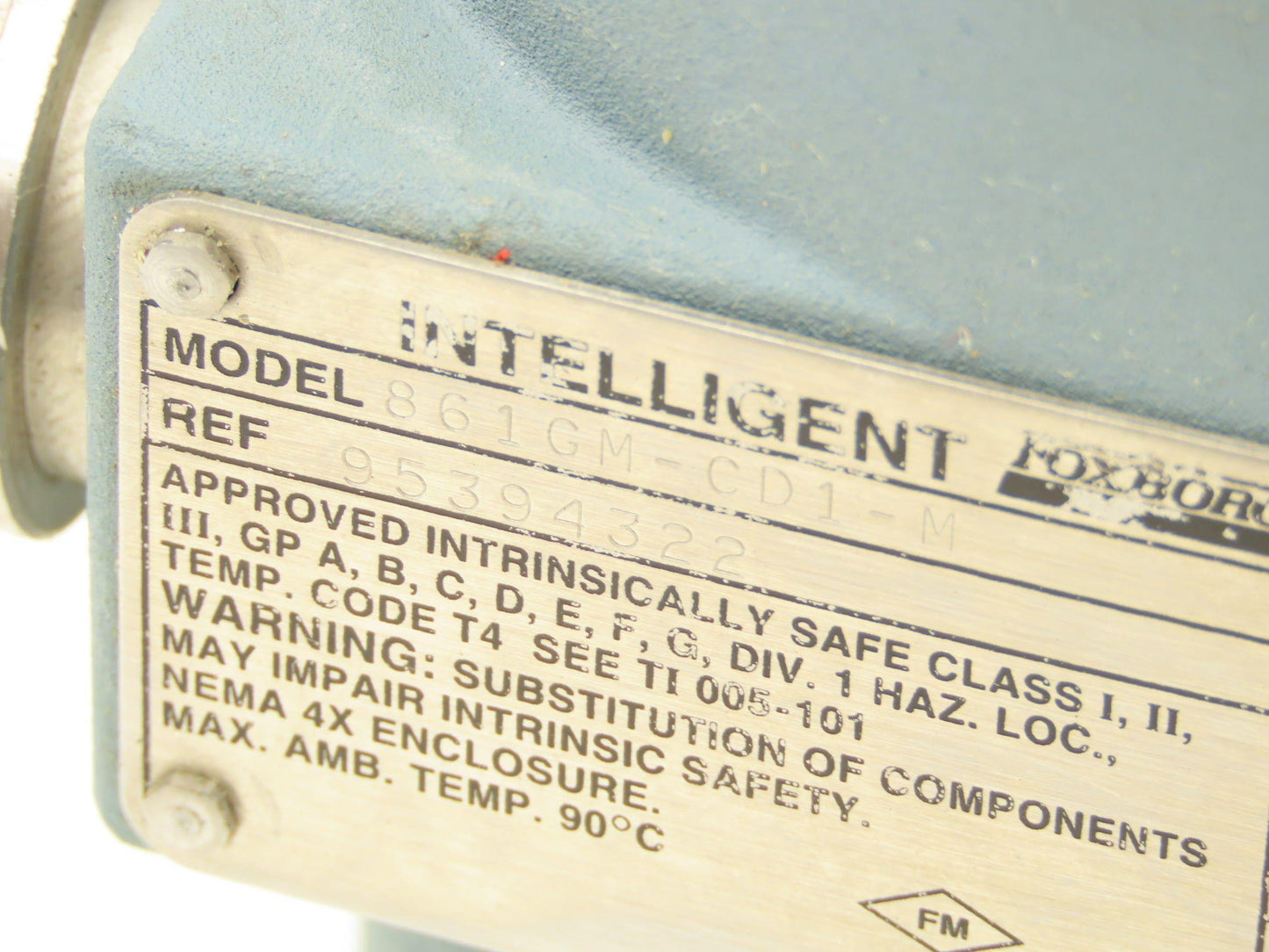 Foxboro 861GM-CD1-M Intelligent Pressure Transmitter 12.5-42VDC 300PSI