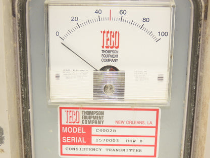TECO C4002B Consistency Transmitter Enclosure 12x7x6" Control Box