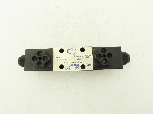 Continental Hydraulics VSD03M-2A-G-42L-A Directional Control Solenoid Valve 24V