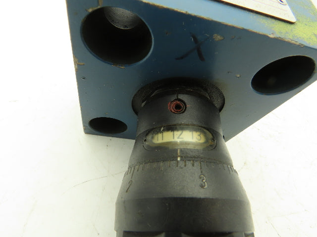 Rexroth LFA 25 H4-62/F/12 Hydraulic Cartridge Valve Control Cover Manual Adjust