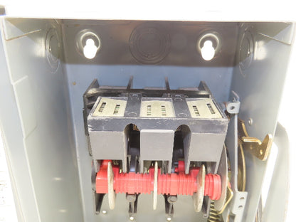 Square D HU 362 Safety Disconnect Switch 60A 600VAC 3Ph 3P Series F05