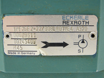 Rexroth 1PF2GF2-22/008LH01VE4 Hydraulic Double Gear Pump 1PF2GF1-10/1.5LN01MM