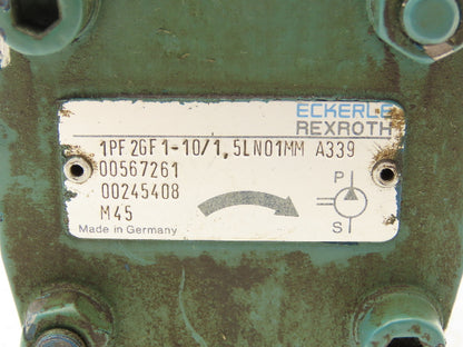 Rexroth 1PF2GF2-22/008LH01VE4 Hydraulic Double Gear Pump 1PF2GF1-10/1.5LN01MM