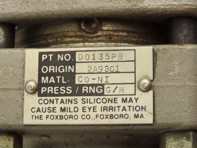 Foxboro 821GM-DS1NM1 Electronic Pressure Transmitter 12.5-42VDC 150PSI