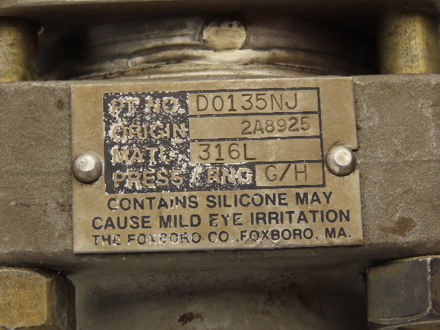 Foxboro 821GM-IS1SH2-M Electronic Pressure Transmitter 12.5-65VDC 600PSI