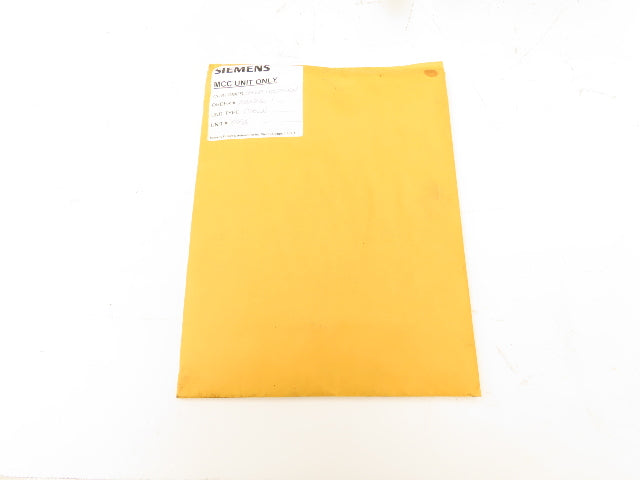 Siemens Furnas Combination Motor Starter Bucket 10Hp 480V 3ph Size 1