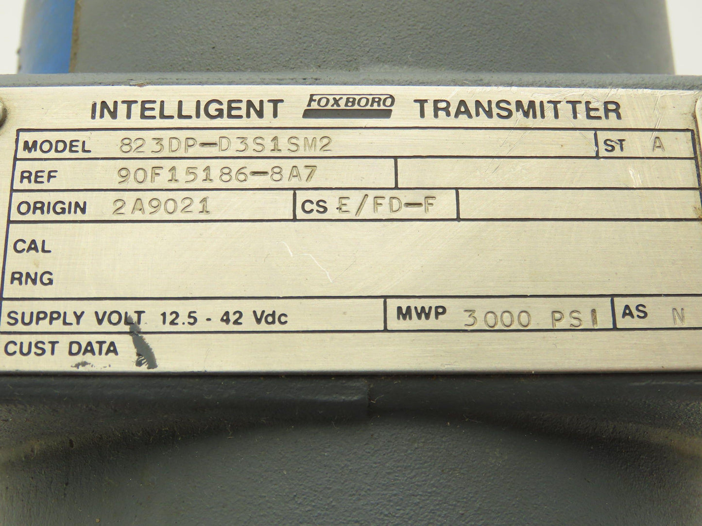 Foxboro 823DP-D3S1SM2 Electronic Pressure Transmitter 12.5-42VDC 3000PSI