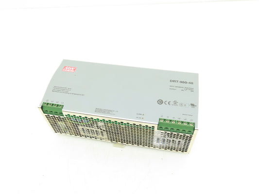 Mean Well DRT-960-48 Power Supply 48VDC 20A Output 480VAC 3Ph 2.4A Input 960W